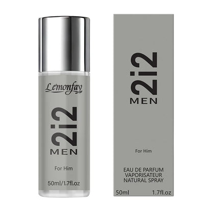 Lemonfay 2i2 Men Eau De Parfum For Him Natural Spray Long Lasting Fragrance 50ml/1.7fl.oz for Dating Daily Use