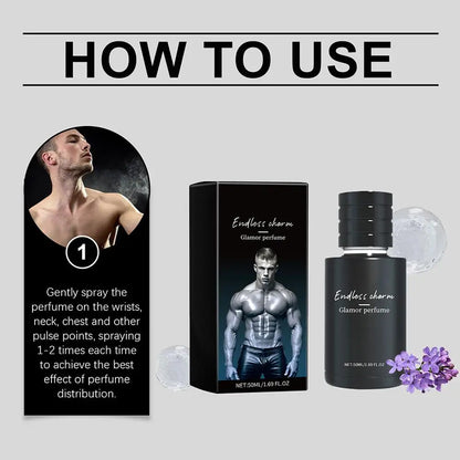 Men's Long Lasting Charm Body Fragrance Enhance Attractiveness Men's Body Fragrances Spray Long Lasting Men's Dating Fragrance