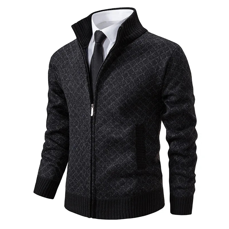 LEGIBLE 2025 Men's Sweaters Autumn Winter Wool Zipper Cardigan Sweaters Man Casual Knitwear Sweatercoat Male