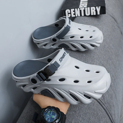 Male Sandals Casual Shoes Outdoor Beach Sandals Women Soft Clogs Garden Bottom Indoor Summer Flip Flops Men Massage Slippers