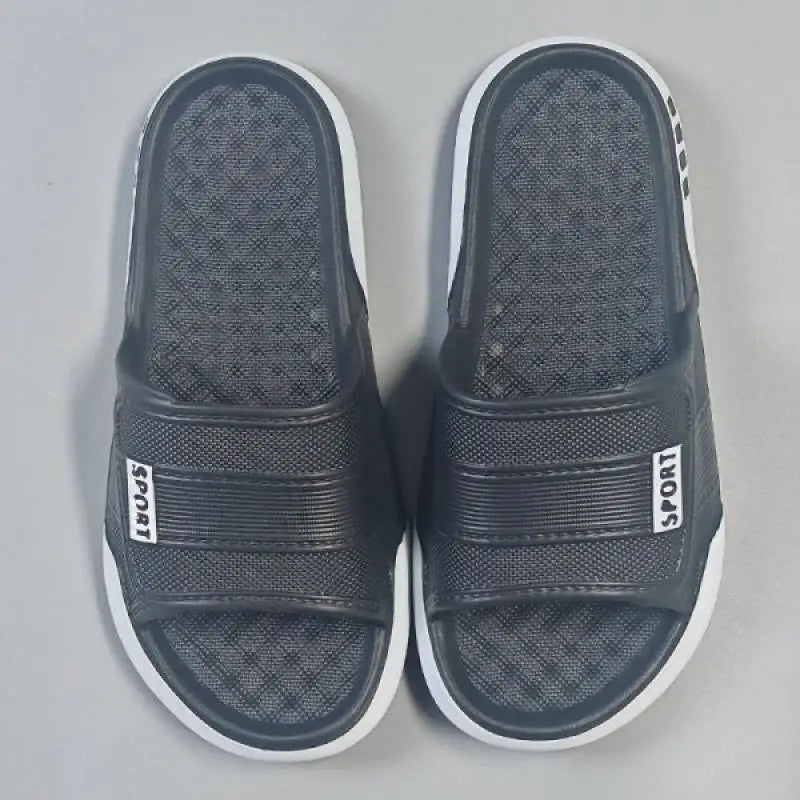 Plus Size 47 Non Slip Bedroom Slippers Men Summer 2026 Lightweight EVA Indoor Slippers Fashion Patchwork Man's Soft Home Slides