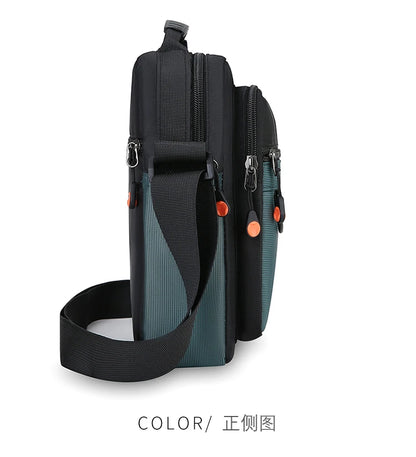 3 Layers Design Men's Small Bag Lightweight Oxford Men's Pouch Crossbody Bags For Man Fashion Casual Men's Handbag ShoulderBag