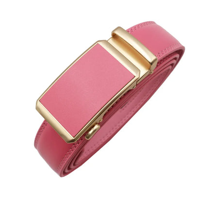 Women man Genuine Leather Belt For Female Strap Casual All-match Ladies Adjustable Belts Designer Automatic man belt buckle