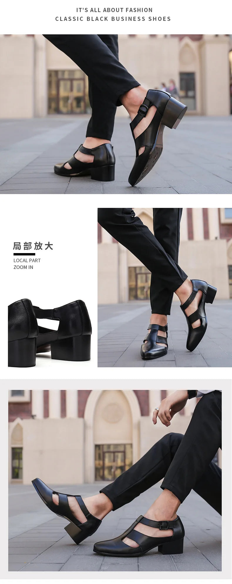 Men's Business Attire Leather Shoes Genuine Leather Wedding Shoe Pointed Toe Trend Hair Stylist Men's Shoes Man Sandals Loafers
