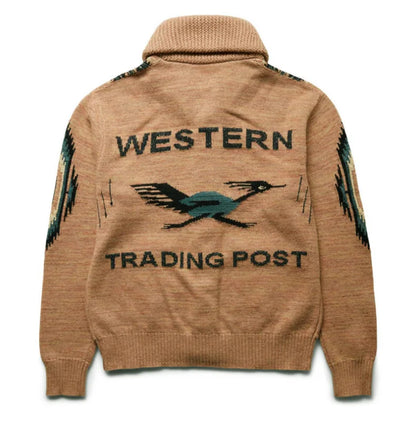Vintage Long Sleeve Sweater Jacket Men Clothing Casual Jacquard Loose Autumn Winter Sweaters Warm Cardigan Coats Knitted Jumper