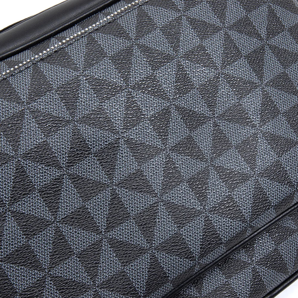 Fashion Crossbody Bag Men Three in One Design Men's Crossbody Bags Diamond Lattice Print Shoulder Messenger Bag Male Hanabag
