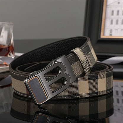 New Wide 34mm Luxury Vintage Designer B Belt Buckle Men High Quality Women Genuine Real Leather Dress Strap Male Belt for Jeans
