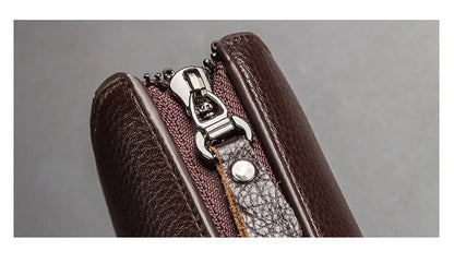 Baellerry Large Capacity Phone Pocket New Men Wallets Handbag Brand Card Holder Zipper Male Wallets Passport Case Men's Purses