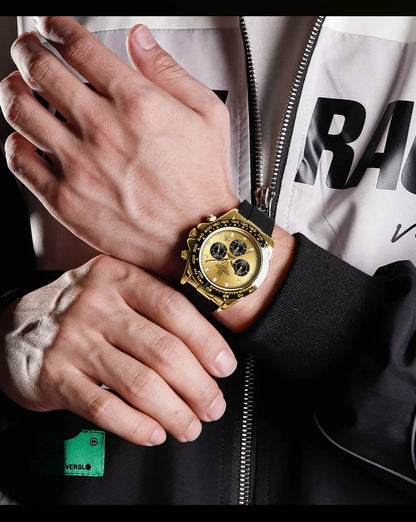 NAVIFORCE 2026 New Luxury Fashion Men‘s Business Casual Wrist Watch Waterproof Chronograph Silicone Strap Wristwatch Gifts Clock