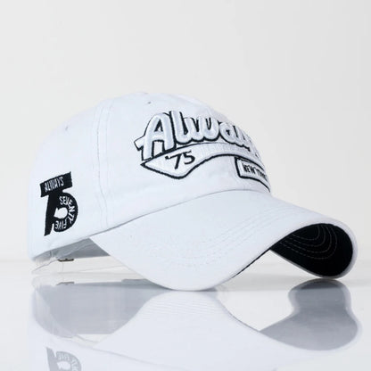 Men Women Baseball Cap Fashion Embroidered Bone Dad Hats Outdoor Sports Sunshade Hip Hop Cotton Sun Visor Snapback Gorras H035