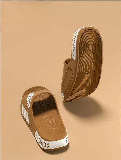 Men's and Women's Professional Design Large Size Eva Slippers Trendyy Student Couple Slippers Outdoor Wear Non-Slip Slippers Women's Summer