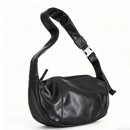 2026 New Fashion Men Crossbody Bag Soft Leather Hobos For Men Dumpling Crossbody Bags Luxury Brand Design Shoulder Bags Totes