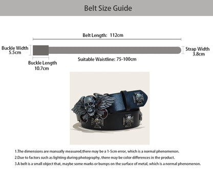 New Rivet Belt Metal Belt Men And Women Punk Hardware Jeans Belt Y2K Belt PU Leather Wide Adjustable Women's Belt Accessories