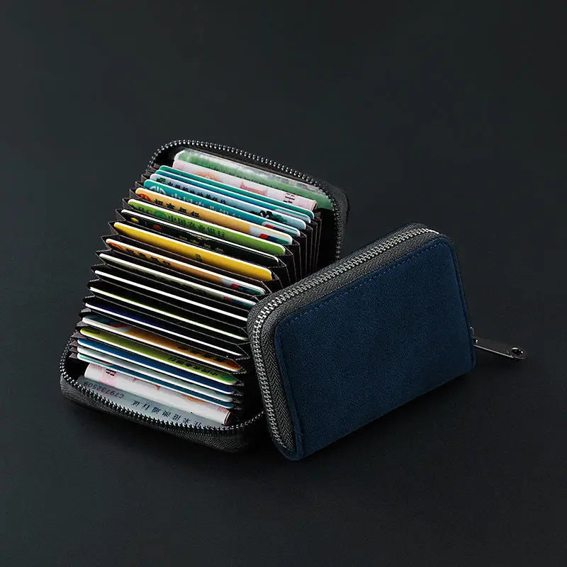 Supernatural Multifunctional Card Bag 11 Cards Slot Credit Card Holder Anti Demagnetization Wallets Cover Zipper Wallet for Men