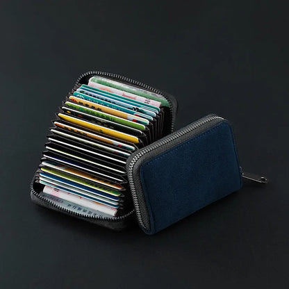 Supernatural Multifunctional Card Bag 11 Cards Slot Credit Card Holder Anti Demagnetization Wallets Cover Zipper Wallet for Men