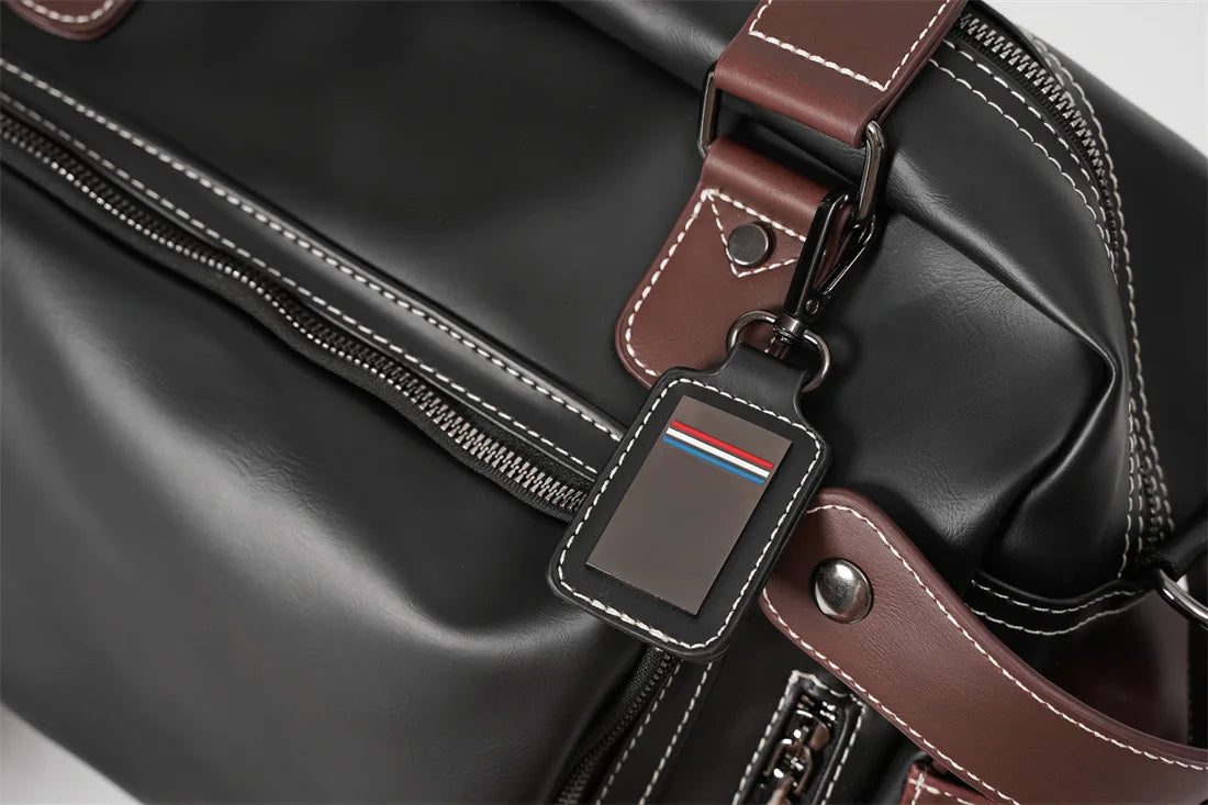 High Quality Handbag Men Business Briefcase Vinatge Fashion Top-Handle Bags For Men Large capacity Travel Laptop Bags Satchels