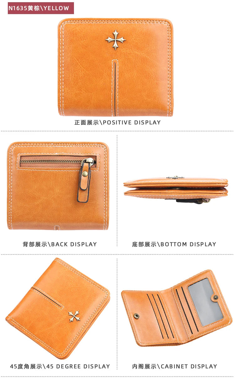 New Mini Women Wallets Slim Women Fashion Small Wallets Zipper PU Leather Quality Female Purse Card Holder Wallet
