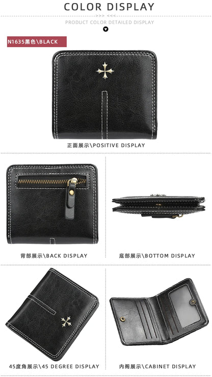 New Mini Women Wallets Slim Women Fashion Small Wallets Zipper PU Leather Quality Female Purse Card Holder Wallet