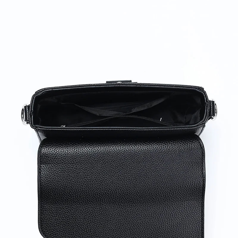 High-End Men's Stylish Crossbody Bag PU Leather Sling Bag Minimalist Business Shoulder Bag Perfect for Daily Commute Travel
