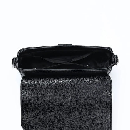 High-End Men's Stylish Crossbody Bag PU Leather Sling Bag Minimalist Business Shoulder Bag Perfect for Daily Commute Travel