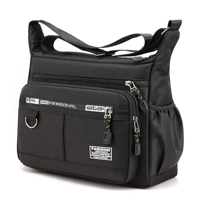 Men's business single-shoulder bag Large Capacity Men's Casual Multi-layer Pocket Fashion Single Shoulder Messenger  Bag