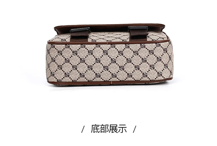 2026 New Design Shoulder Bag Men Crossbody Bag Fashion Business PU Leather Chest Bag Male Mobile Phone Bag Purses Handbags