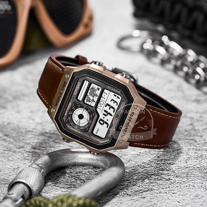Casio watch Explosion watch men set luxury LED military digital watch sport relogio masculino AE-1200WHL-5A