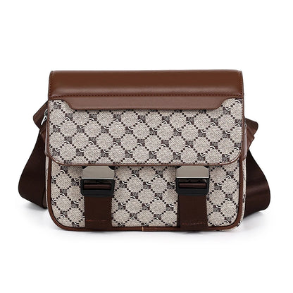 2026 New Design Shoulder Bag Men Crossbody Bag Fashion Business PU Leather Chest Bag Male Mobile Phone Bag Purses Handbags