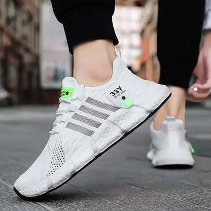 Men Shoes Breathable Classic Running Shoes For Women Outdoor Light Comfortable Mesh Shoes Slip On Walking Sneakers Unisex Tennis