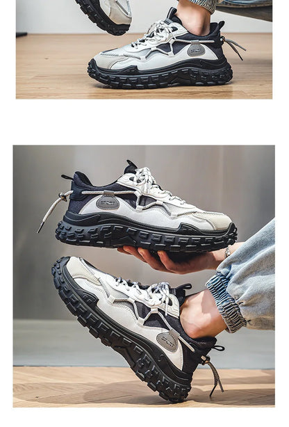 Men's sports running shoes breathable anti slip casual sneaker outdoor walking shoes for male students and men