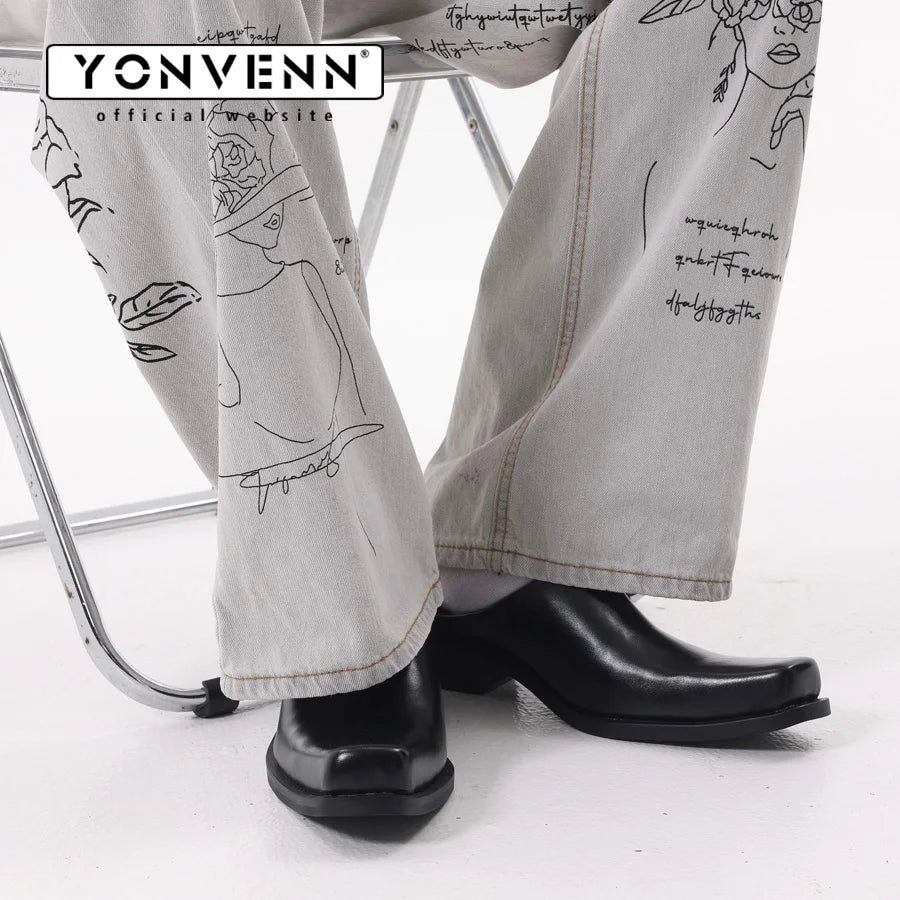 Casual business formal leather slippers for men and women summer new mules fashionable simple breathable and comfortable sandals