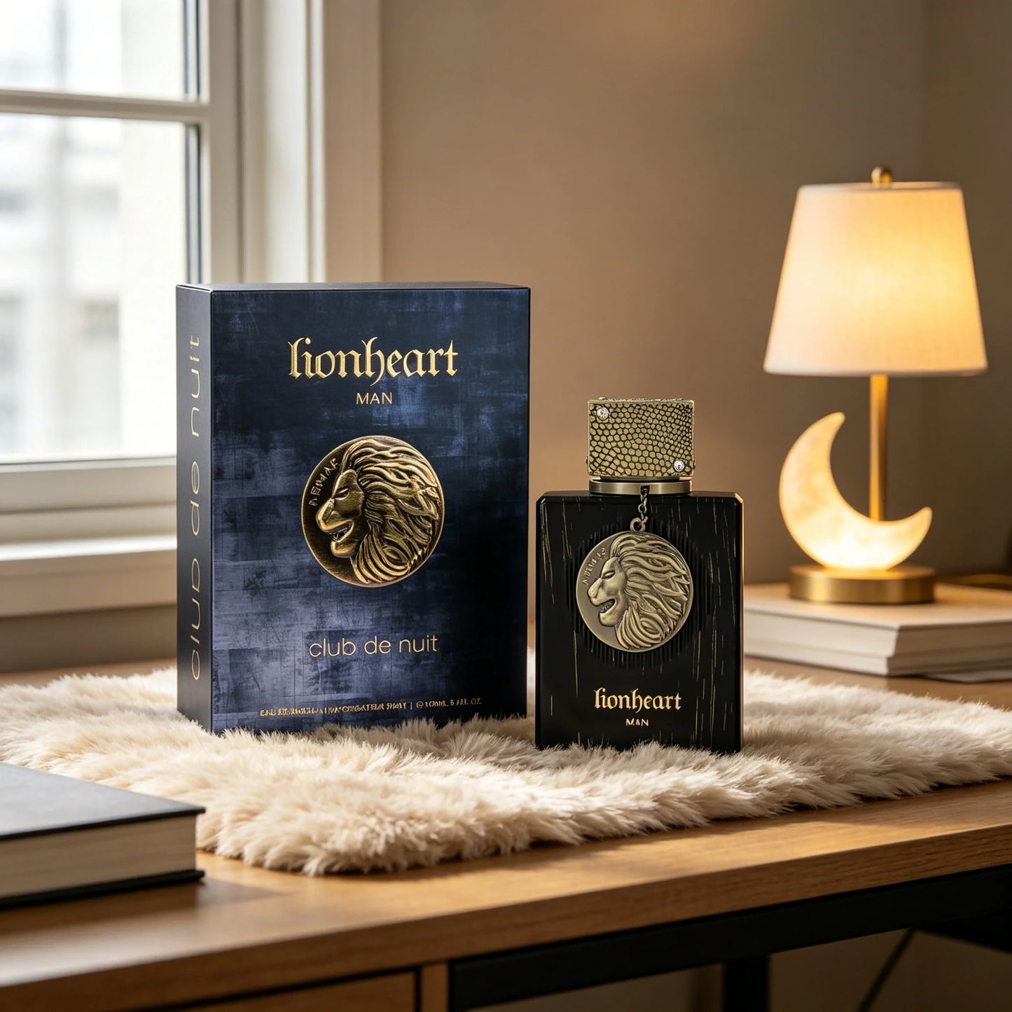 Armaf Club De Nuit Lion Heart EDP SPR 3.4 Floz Clean Long-lasting Mint Oud And Musk Fragrance Ideal Gift