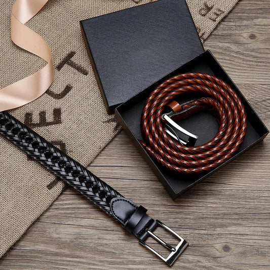 High Quality Genuine Leather Men Belts LONG Large Pin Buckle Metal Automatic Buckle High Quality Casual for Jeans Women Strap