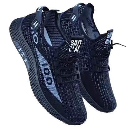 2026 Breathable Air Mesh Sneakers Comfortable Casual Sport Shoes Fashion Men's Woven Shoes for Lightweight Deodorant Outdoors