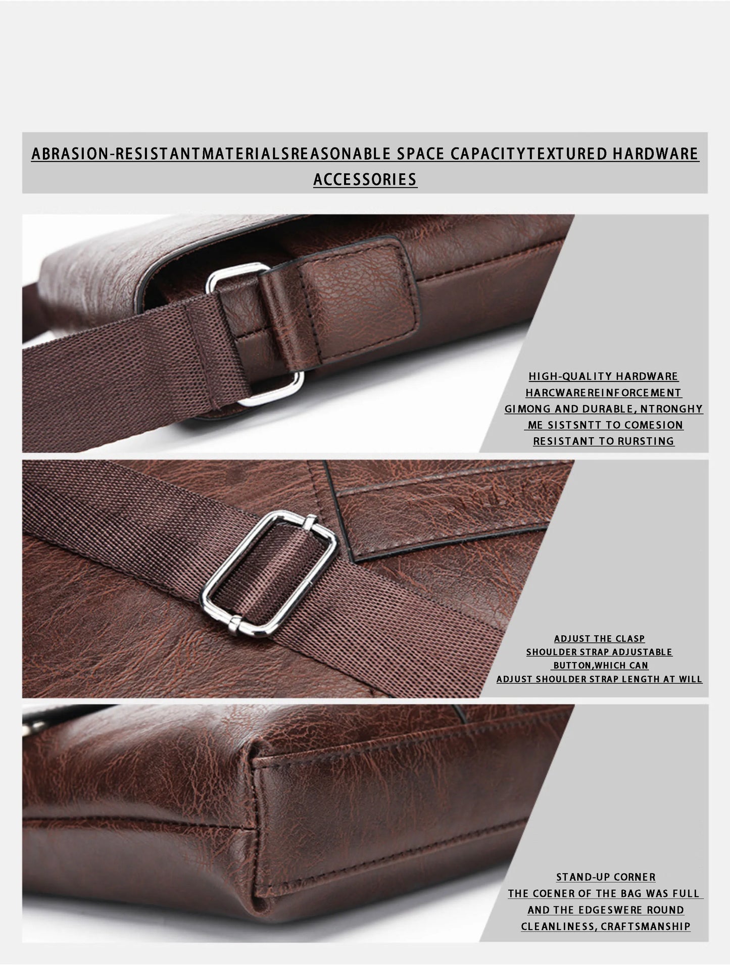 Soft leather shoulder bag, men's business casual bag, crossbody bag, men's bag, crossbody bag, small leather bag, hanging bag