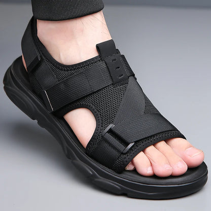 YRZL Sandals Soft Comfortable Non-Slip Men Shoes High Quality Beach Sandals Mens Gladiator Sandals Summer Casual Flat Shoes