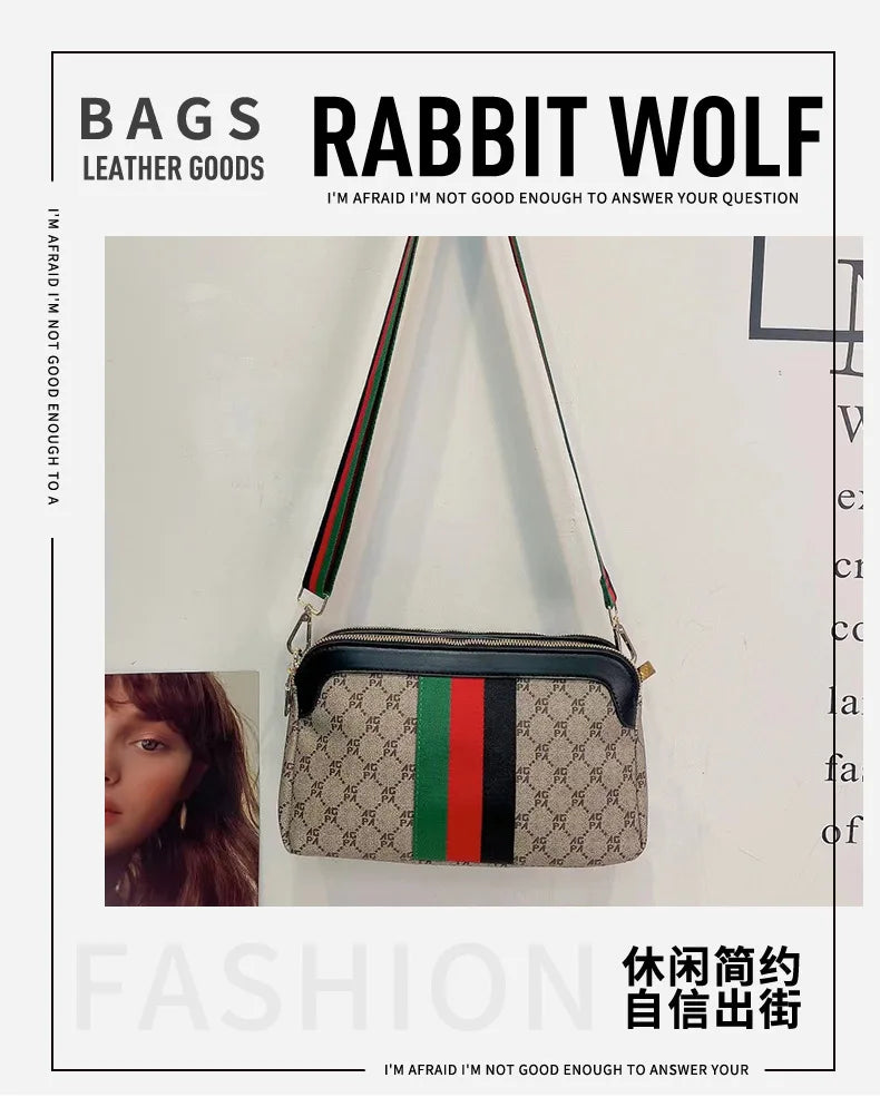 Fashion Popular Women's Bag Trend Brand Printed Versatile Shoulder Bag High-end Elegant Crossbody Bag Designer Luxury Handbags