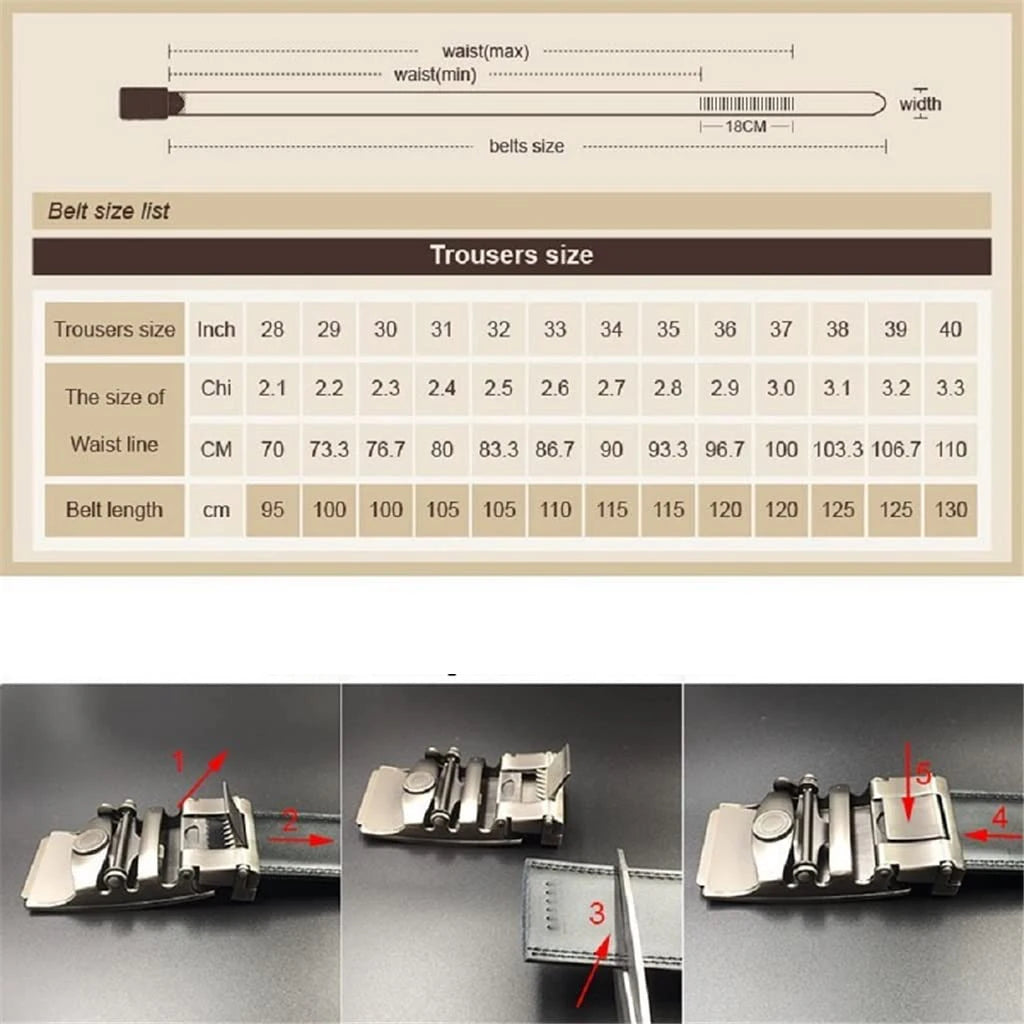 Women man Genuine Leather Belt For Female Strap Casual All-match Ladies Adjustable Belts Designer Automatic man belt buckle