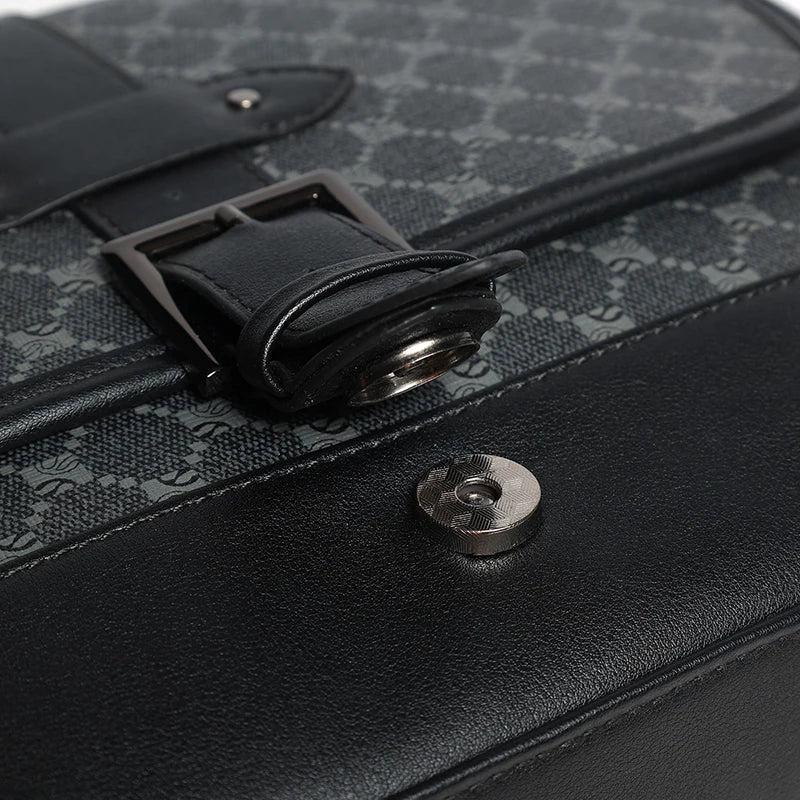 Cawmixy Leather Large Crossbody Bag for Men Bags Designer Man Messenger Bag Male Sling Pack Fashion Business Shoulder Bags