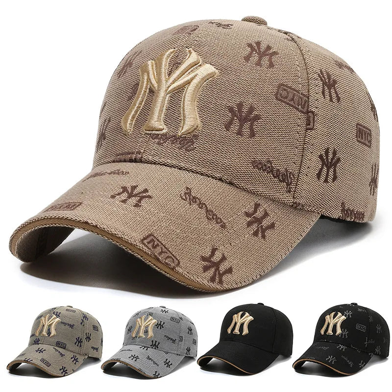 Fashion New High Quality Women Men Cap Hat Cool Lady Male MY Letters Baseball Cap Outdoor Visors Sun Cap Hat For Women Men