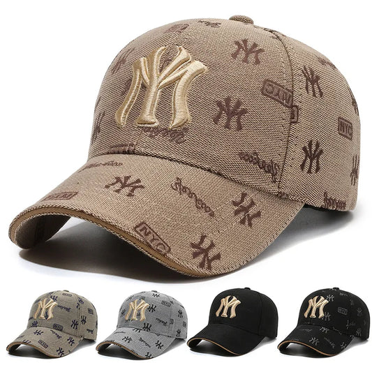 Fashion New High Quality Women Men Cap Hat Cool Lady Male MY Letters Baseball Cap Outdoor Visors Sun Cap Hat For Women Men