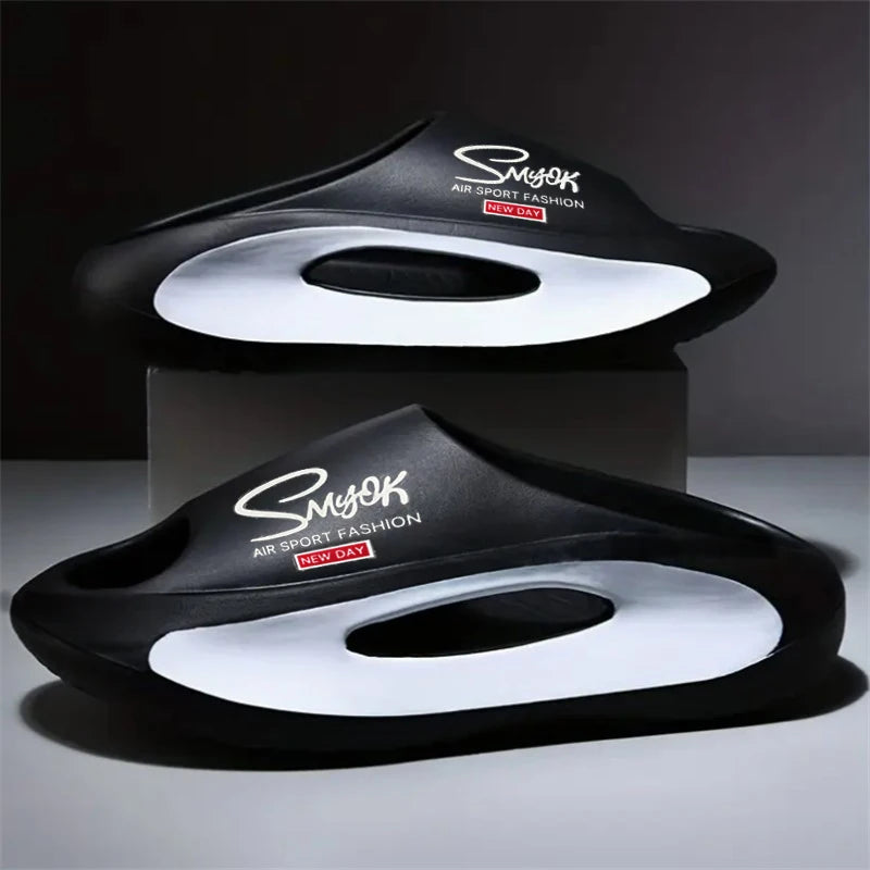 Men Slippers Women Shoes Summer Beach Slippers Luxury Brand Outdoor Indoor Eva Soft Flip Flops Male  Anti-slip Shoes