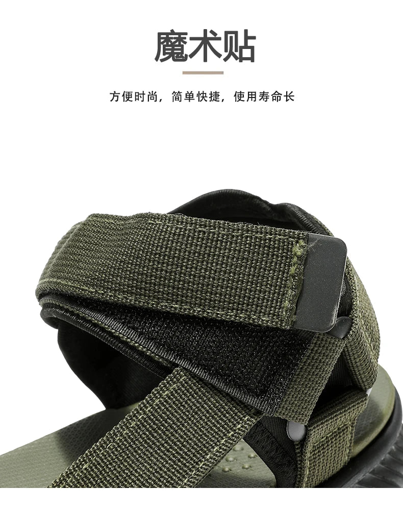 Summer Sandals Outdoor Wadable Man Arch Support Yoga Mat Insole Gladiator Open Beach Slippers Antiskid Durable Flat Men Slides
