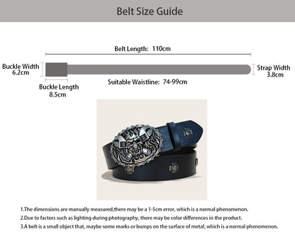 Black Punk Style PU Leather Belt Unisex Gothic Fashion Accessory Cross rivet decoration Y2K rock hip-hop style Jeans Belt Gift