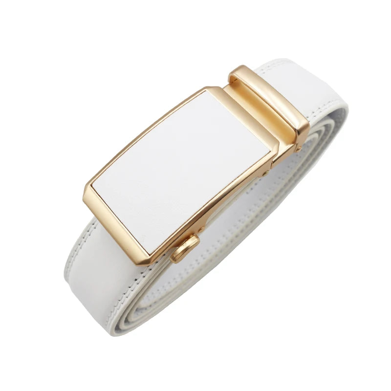 Women man Genuine Leather Belt For Female Strap Casual All-match Ladies Adjustable Belts Designer Automatic man belt buckle