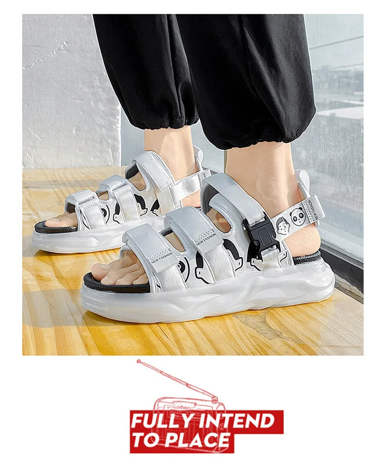 High Quality Men's Sandals Designer Platform Sandals for Men Fashion Outdoor Casual Sports Sandals 2026 Summer Beach Sandalias