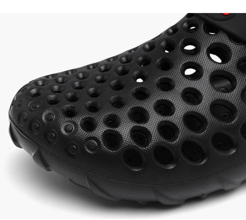 Summer Shoes Men Clogs Eva Slippers Men Flat Sandals Breathable Hole Shoes Men Beach Home Leisure Slides Men Summer Shoes