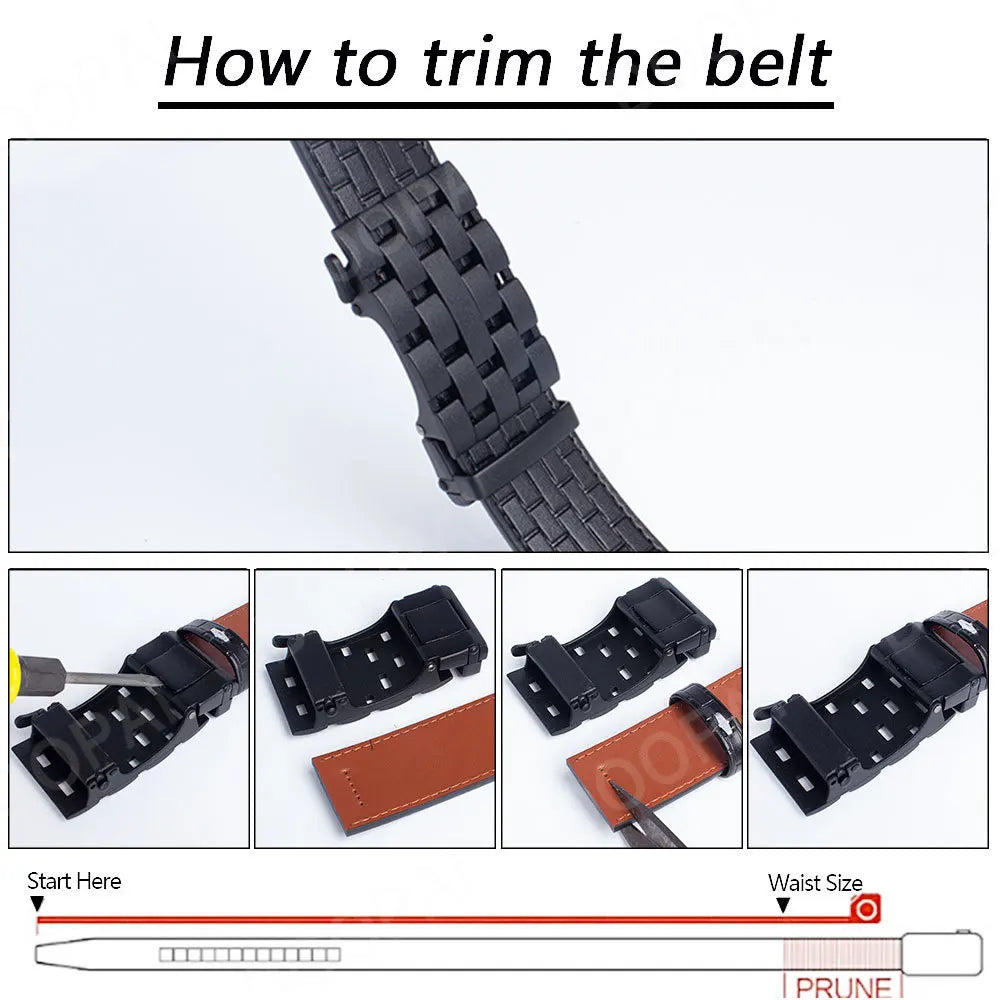 2023 Men Belt Metal Luxury Brand Automatic Buckle Plaid Genuine Leather Belts for Men Waist Strap Black Male