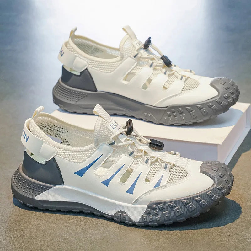 Tenis Masculino 2026 Hot Sale Summer Men Hollow Out Shoes Breathable Beach Shoes Non Slip Wear-resistant Sports Casual Sandals