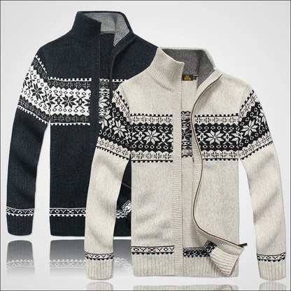 White Vintage Cardigan Knitted Autumn Knitted Men Sweater Clothing Coats Jackets Man Flower Sweater Men 2024 Black Blue